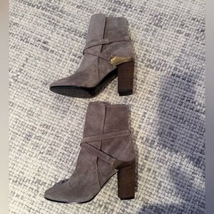 Lanvin Taupe Heeled Booties